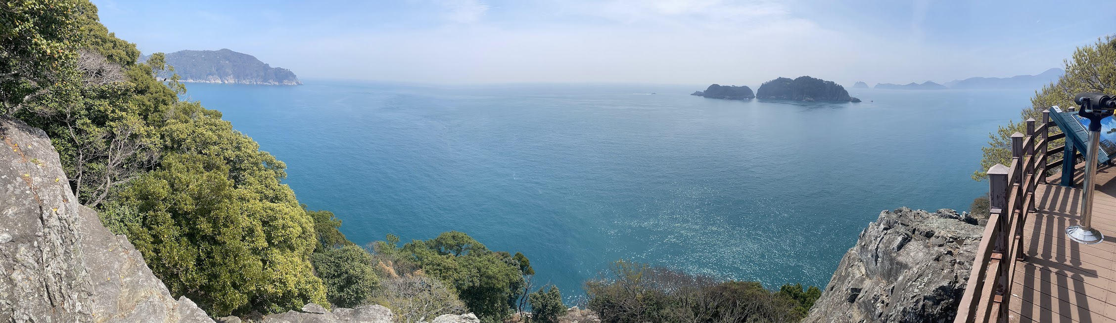 Panoramic view from Naedo Island
